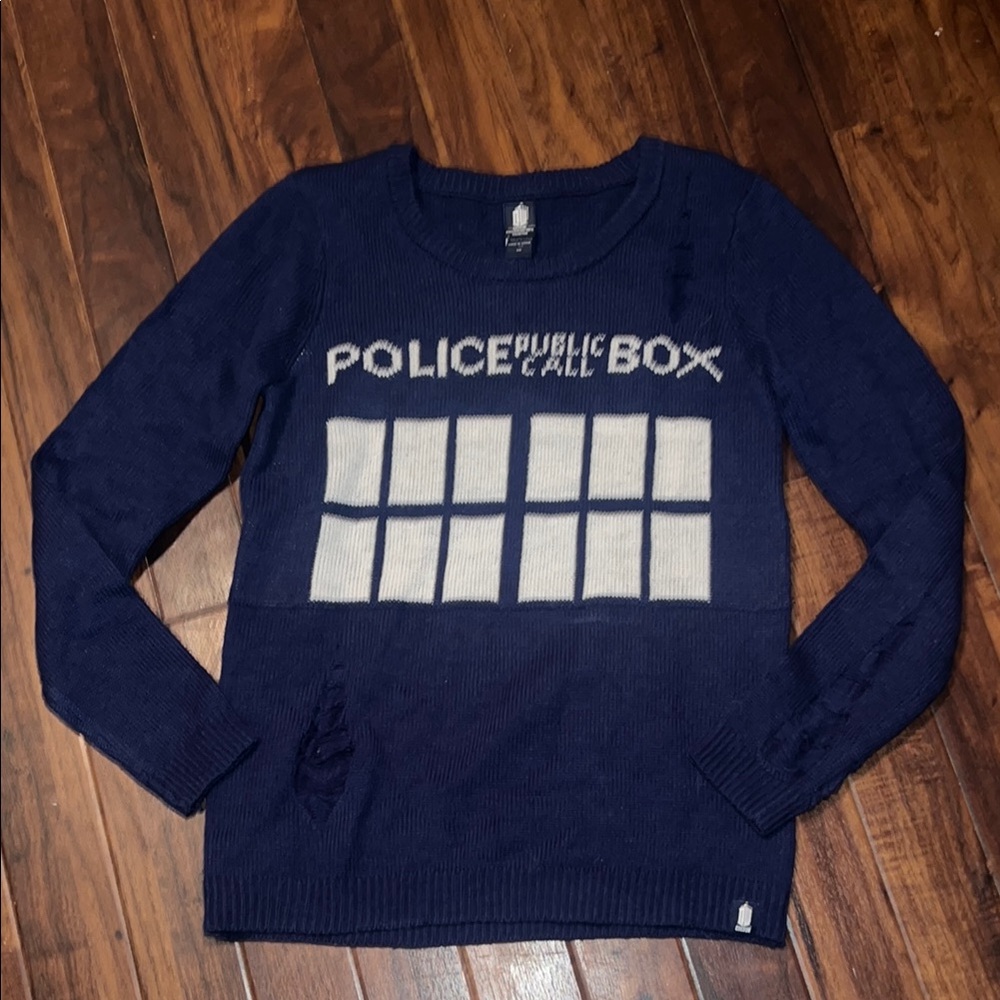 BBC Women's Blue Sweater